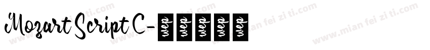 Mozart Script C字体转换